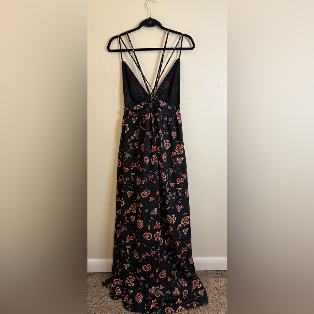 Forever 21 Black Floral Maxi Dress - Picture 3 of 7